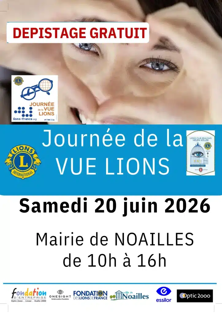 Lire la suite de l'actualité Journée de la VUE LIONS