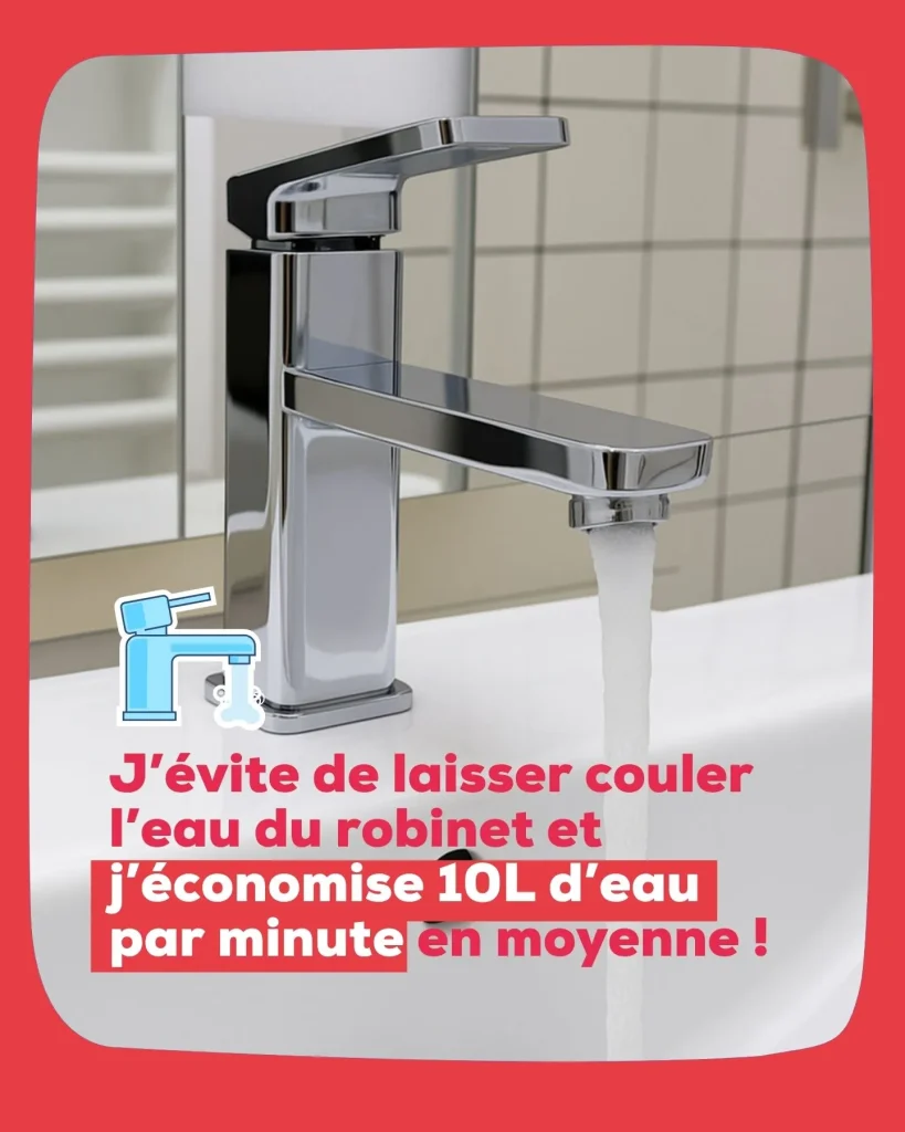 Lire la suite de l'actualité Les bons réflexes à la maison pour économiser l’eau